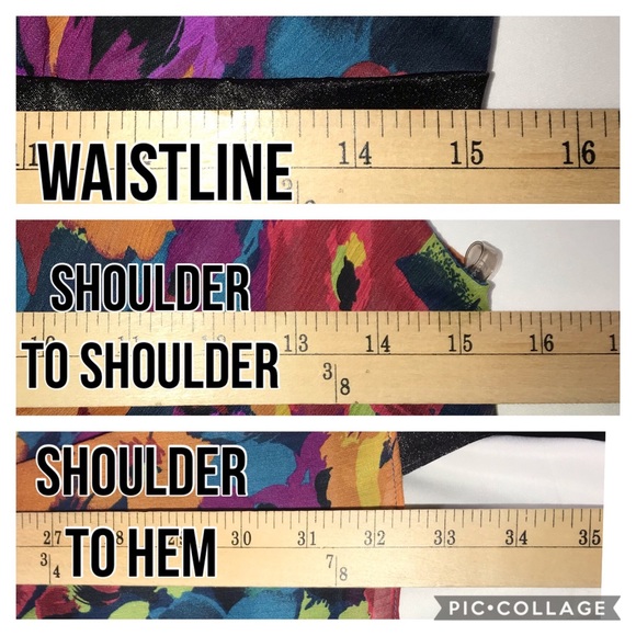 FOREVER 21 Floral Plunge Neck Summer Dress - Picture 2 of 8